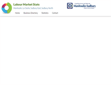 Tablet Screenshot of labourmarketstats.com